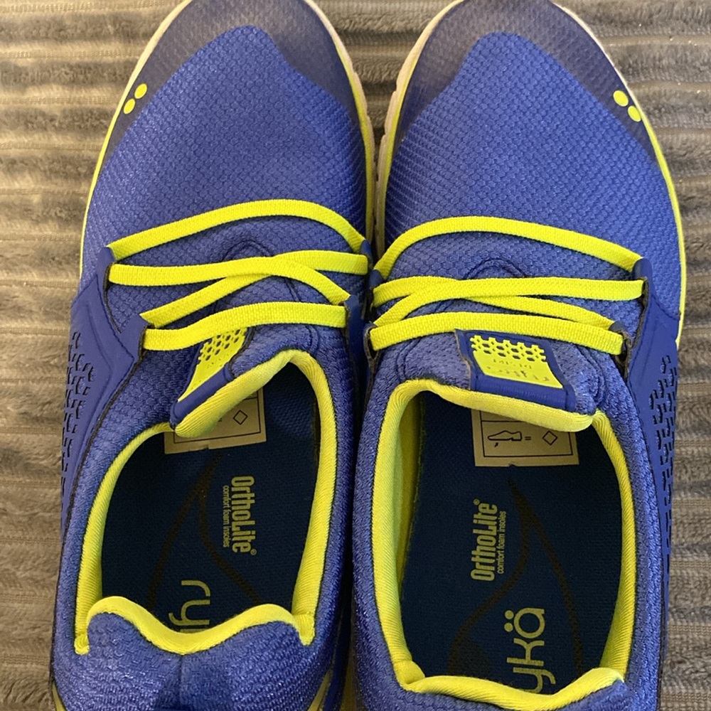Ryka ortholite Blue and Yellow Athletic Shoes, in good condition - Picture 4 of 7